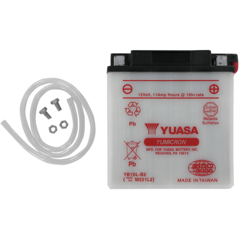 YUASA YB10L - B2 YUMICRON 12V BATTERY (YUAM221L2) - DRIVEN Canada's Powersports 048493291529YUAM221L2