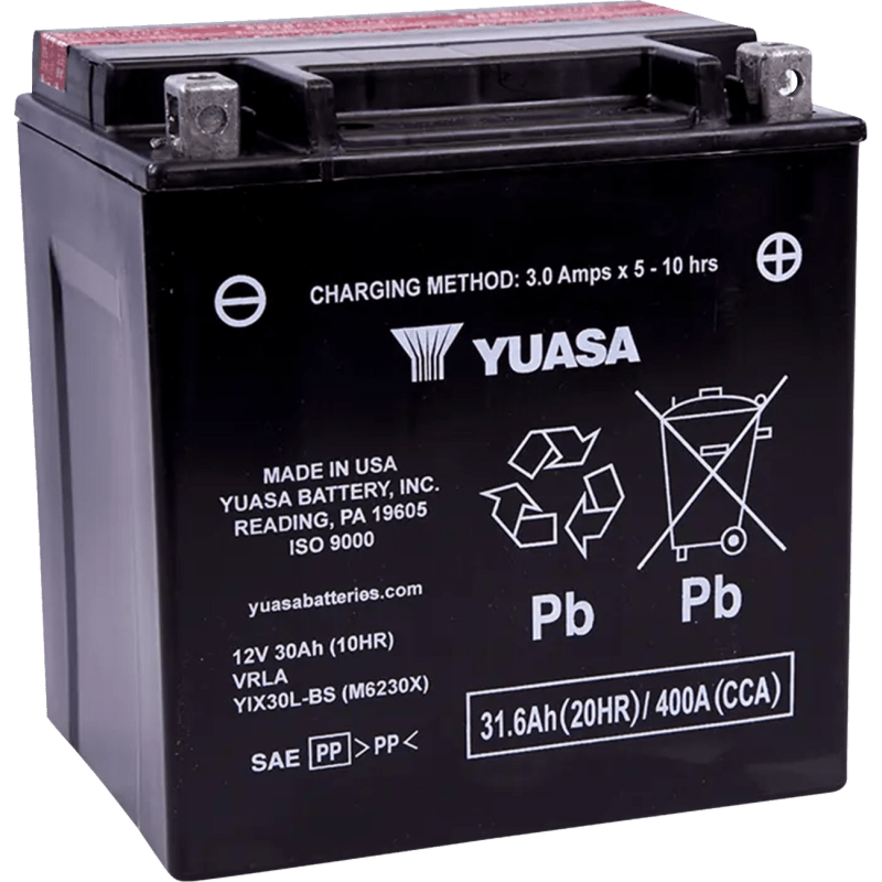 YUASA YIX30L - BS MAINTENANCE FREE 12V BATTERY (YUAM6230X) - DRIVEN Canada's Powersports 048493623023YUAM6230X