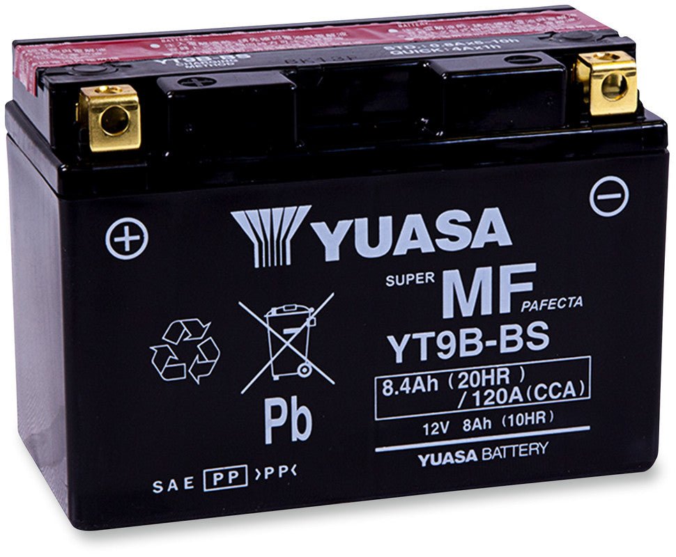 YUASA YT9B - BS MAINTENANCE FREE 12V BATTERY (YUAM629B4) - DRIVEN Canada's Powersports 048493629483YUAM629B4
