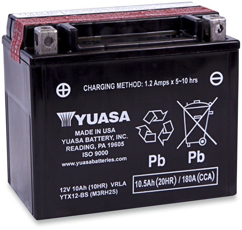 YUASA YTX12 - BS MAINTENANCE FREE 12V BATTERY (YUAM3RH2S) - DRIVEN Canada's Powersports 048493329215YUAM3RH2S