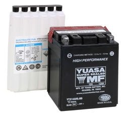 YUASA YTX14AHL - BS HIGH PERFORMANCE 12V BATTERY (YUAM62H4L) - DRIVEN Canada's Powersports 048493621418YUAM62H4L