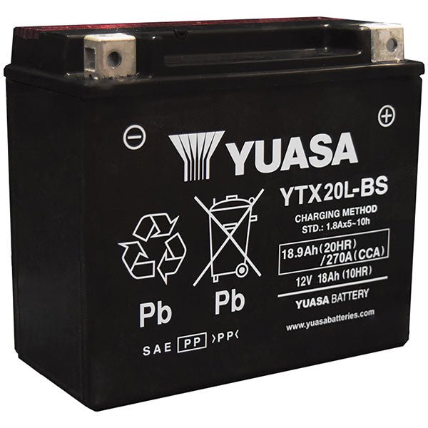 YUASA YTX20L - BS MAINTENANCE FREE 12V BATTERY (YUAM320BS) - DRIVEN Canada's Powersports 048493320618YUAM320BS