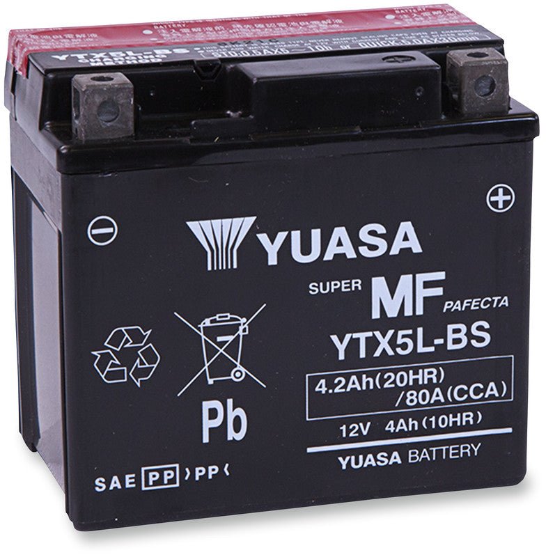 YUASA YTX5L - BS MAINTENANCE FREE 12V BATTERY (YUAM32X5B) - DRIVEN Canada's Powersports 048493328515YUAM32X5B