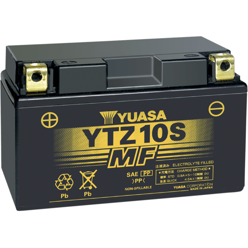 YUASA YTZ10S FACTORY ACTIVATED 12V BATTERY (YUAM7210A) - DRIVEN Canada's Powersports 048493721026YUAM7210A