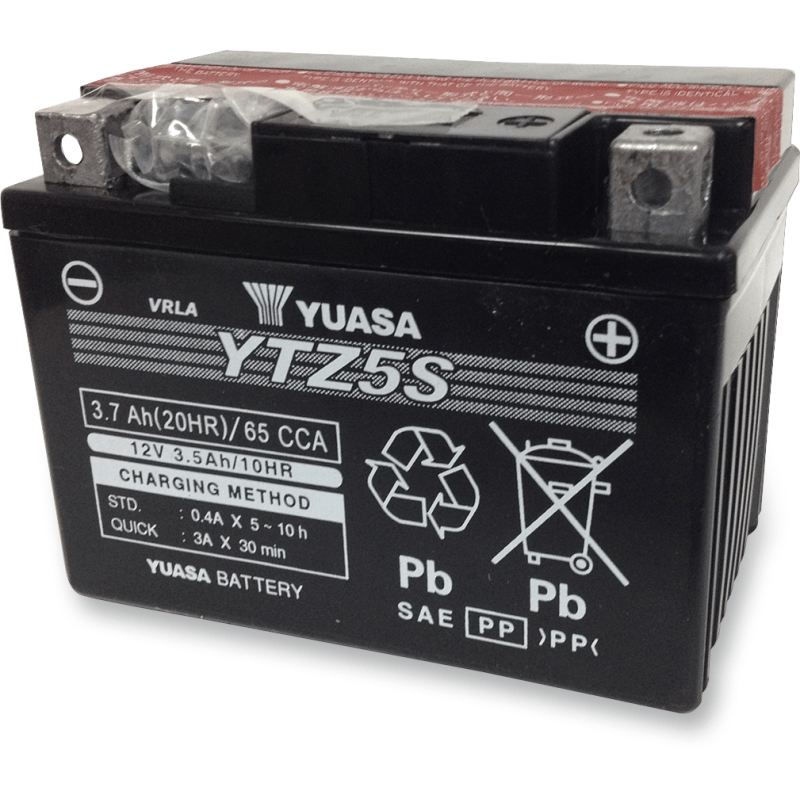 YUASA YTZ5S - BS MAINTENANCE FREE, 12V BATTERY (YUAM62TZ5) - DRIVEN Canada's Powersports 048493625515YUAM62TZ5