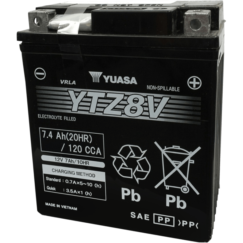 YUASA YTZ8V FACTORY ACTIVATED 12V BATTERY (YUAM728ZV) - DRIVEN Canada's Powersports 048493728001YUAM728ZV