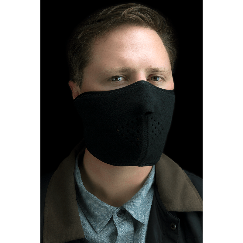 ZAN HEADGEAR BLACK NEOPRENE HALF MASK (WNFM114H) - DRIVEN Canada's Powersports 642608012445WNFM114H