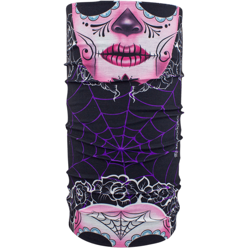 ZAN HEADGEAR MOTLEY TUBE POLYESTER SUGAR SKULL (T108) - DRIVEN Canada's Powersports 642608048697T108