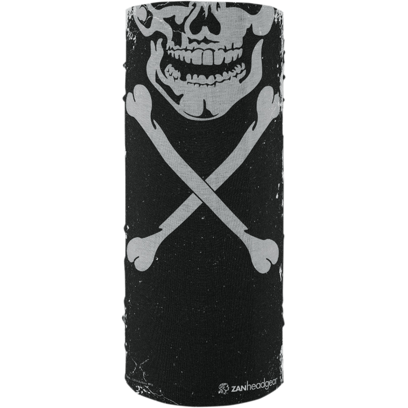 ZAN HEADGEAR MOTLEY TUBE SKULL X BONES (T227) - DRIVEN Canada's Powersports 642608043920T227