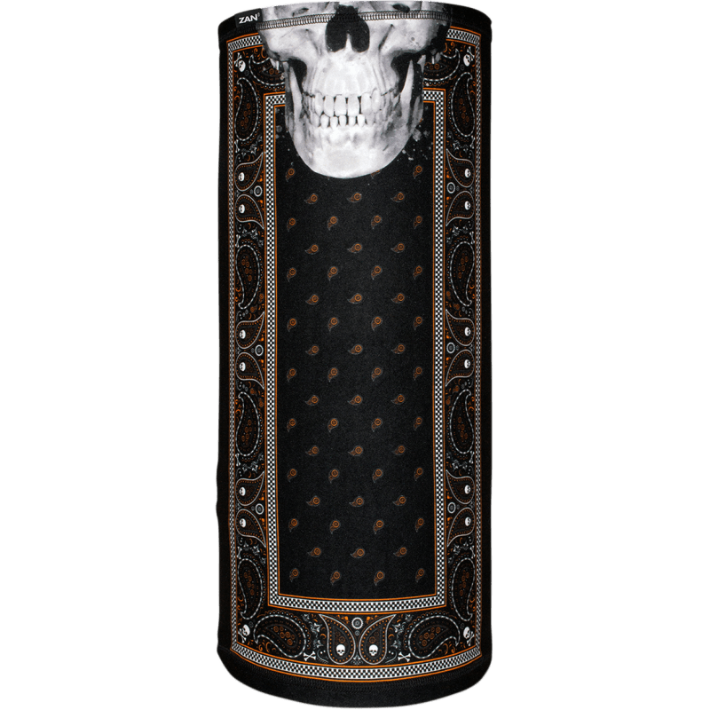 ZAN HEADGEAR MOTLEY TUBE SPORTFLEX SERIES BLACK & CLASSIC BANDANNA - DRIVEN Canada's Powersports 642608051765TL197