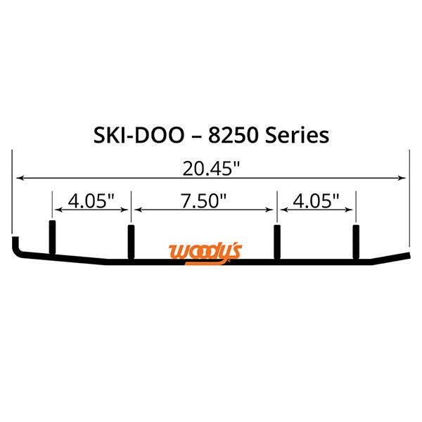 WOODY'S CARBIDE RUNNER (AS8 - 8250) - DRIVEN Canada's Powersports AS8 - 8250