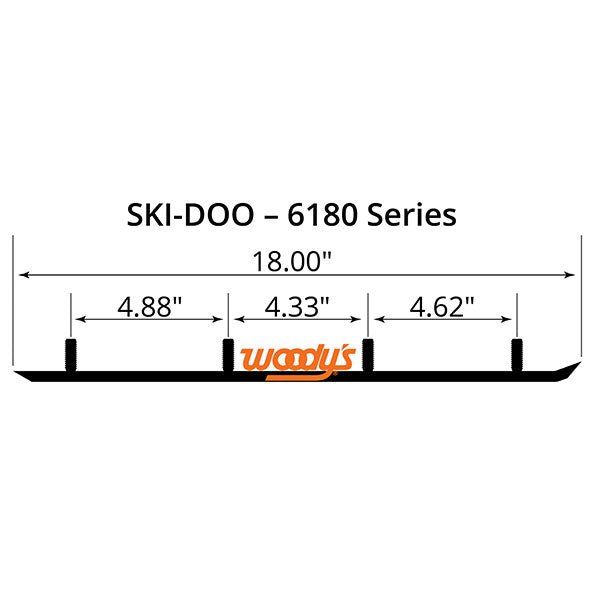 WOODY'S CARBIDE RUNNER (ESD3 - 6180) - DRIVEN Canada's Powersports ESD3 - 6180