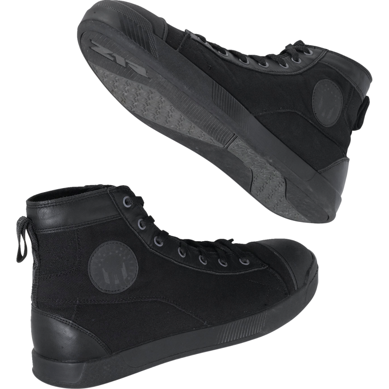 Z1R BOOT HAGGARD Black Front - Driven Powersports