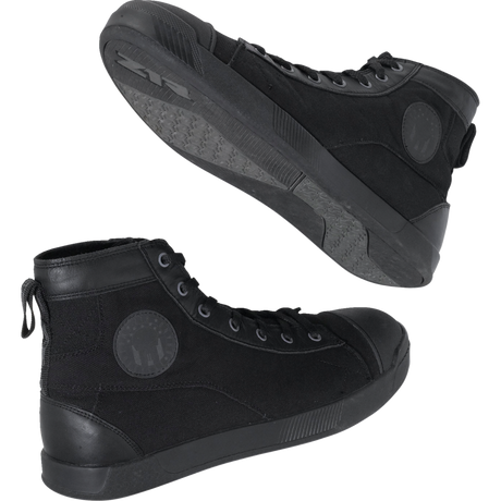 Z1R BOOT HAGGARD Black Front - Driven Powersports