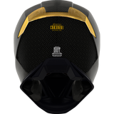 ICON HELMET AFP CARB 4TRESS Yellow Back - Driven Powersports