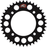 RENTHAL SPROCKET 491--415-40P Black Front - Driven Powersports
