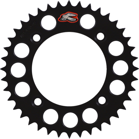 RENTHAL SPROCKET 491--415-40P Black Front - Driven Powersports