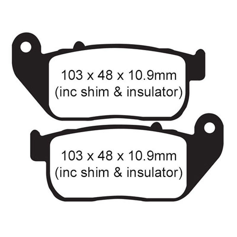 EBC BRAKE PADS - FA SERIES - FA381 - Driven Powersports