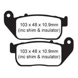 EBC BRAKE PADS - FA SERIES - FA381 - Driven Powersports