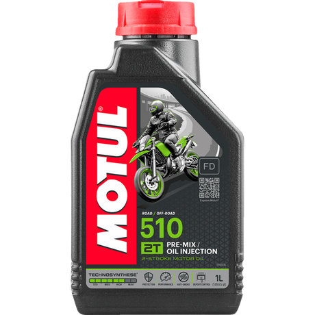 MOTUL 510 2T LOW 1L MOTUL Smoke Front - Driven Powersports