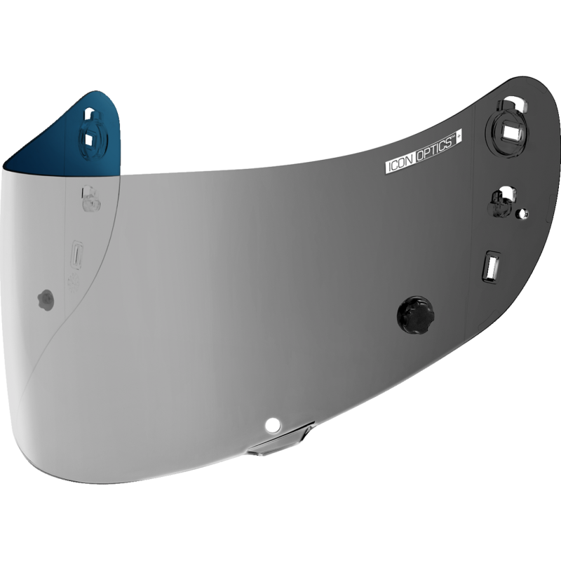 ICON OPTIC TRC SHL 2206 RST Silver Front - Driven Powersports