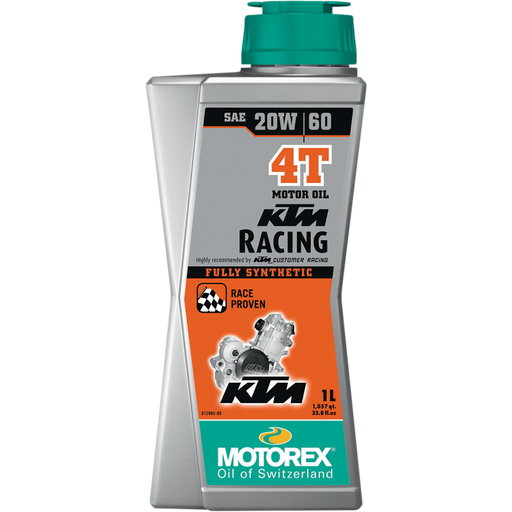 MOTOREX (CS/10) KTM RACING 4T 20W60 1 LITER Front - Driven Powersports