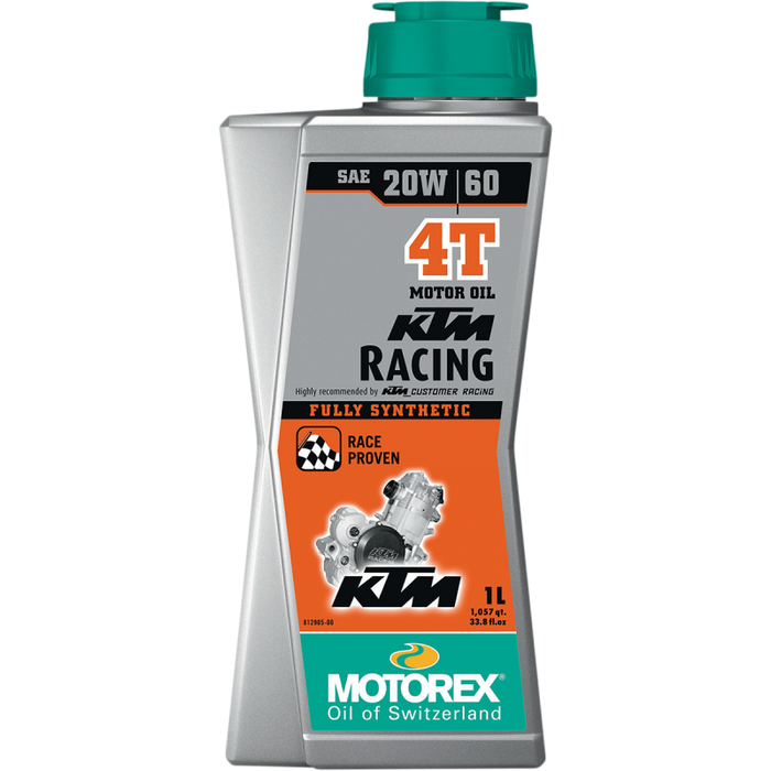 MOTOREX (CS/10) KTM RACING 4T 20W60 1 LITER Front - Driven Powersports