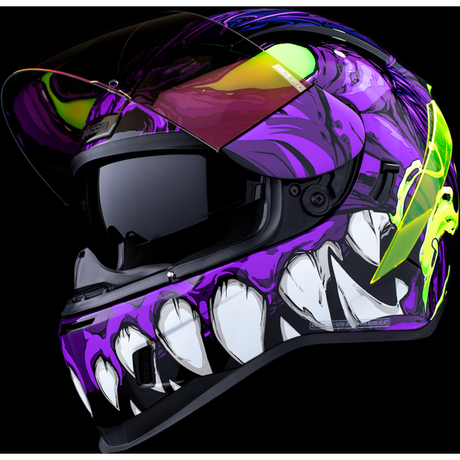 ICON HELMET AIRFORM MIPS MANIK'RR Purple Front - Driven Powersports