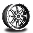 SEDONA BADLANDS MACHINED RIM 12X7 4/137 5+2 - Driven Powersports