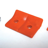 FAST-TRAC 45 DEGREE SQUARE BACKER PLATE Orange - Driven Powersports