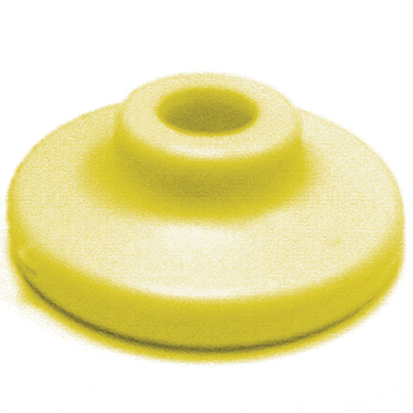 FAST-TRAC BACKER PLATE NYLON ROUND Yellow - Driven Powersports