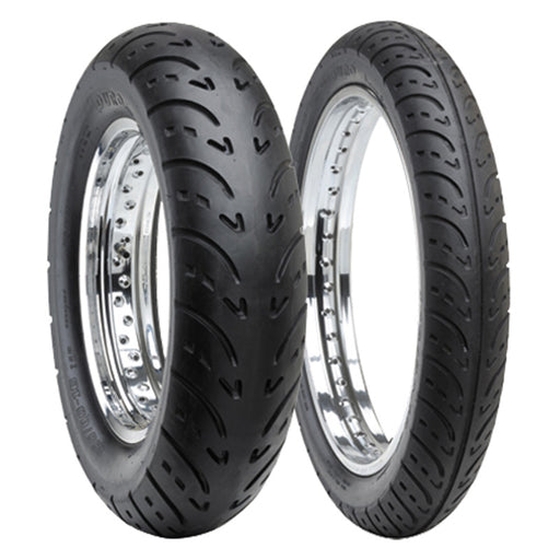 DURO HF-296A BOULEVARD TIRE 100/90-19 (57H) - FRONT Frost Teal - Driven Powersports