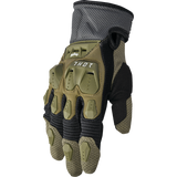 THOR GLOVE TERRAIN Army/Charcoal Front - Driven Powersports