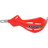 UFO ALU HANDGUARDS FOR 1-1/8 BARS 00RED Cream 3/4 Front - Driven Powersports