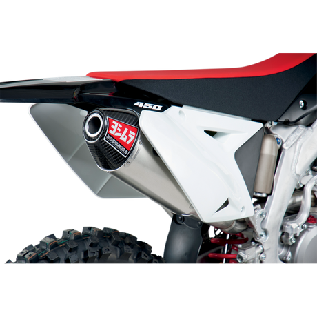 YOSHIMURA 08-17 RMZ450 RS4-COMP FS AL/CF-TIP*94dB Application Shot - Driven Powersports