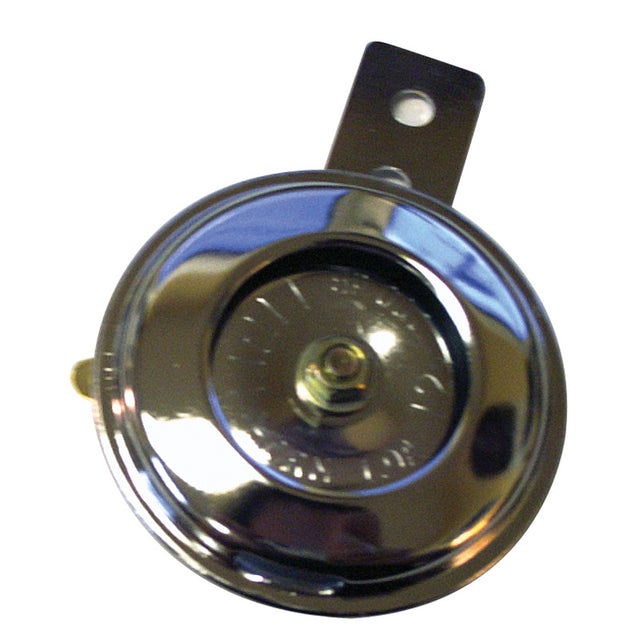 HORN E-MARK APPROVED DELUXE 12V,105DB,65MM,CHROME - Driven Powersports