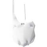 ACERBIS FRONT # PLATE- KX250F/450F:13-13 White Back - Driven Powersports