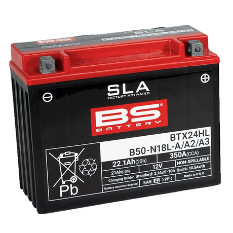 BTX24HL FACTORY ACTIVATED 12V BATTERY - Driven Powersports