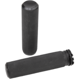 ARLEN NESS GRIPS KNURLED RUBBER CBL Black Front - Driven Powersports