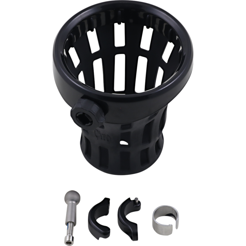 CIRO LLC Big Ass Drink Holder, Black, 7/8-1" Clamp, Black Front - Driven Powersports