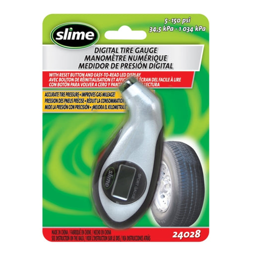 SLIME GAUGE DIGITAL 5-150PSI (24028) - Driven Powersports