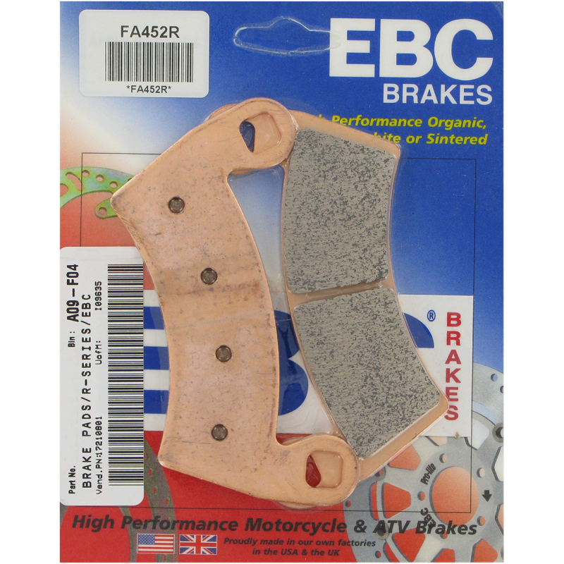 EBC FA452R SINTERED SERIES BRAKE PAD SET 3/4 Front - Driven Powersports
