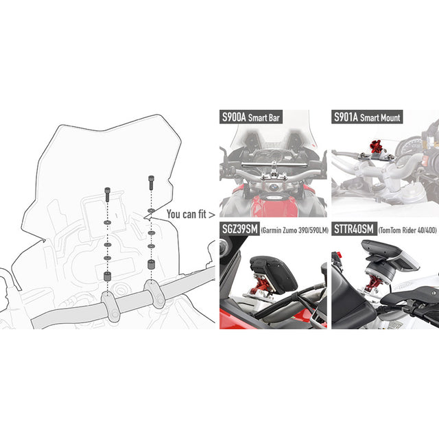 03SKIT Mounting Kit for S900A/S901A - Driven Powersports