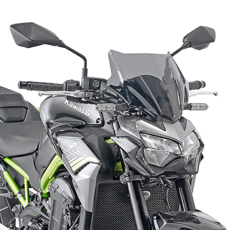 GIVI 1176A Smoked Windshield for Honda CB500F 19-23, Kawasaki Z900 20-24, CFMOTO 650NK