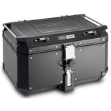 GIVI 58L TREKKER OUTBACK OBKN58B TOP ALUMINIUM BLACK Black - Driven Powersports