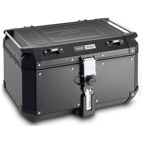 GIVI 58L TREKKER OUTBACK OBKN58B TOP ALUMINIUM BLACK Black - Driven Powersports