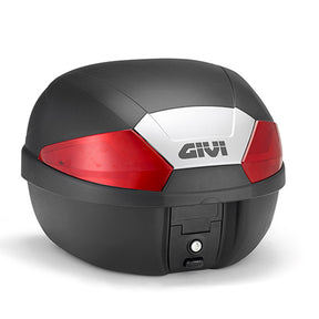 GIVI B29N2 Monolock Motorcycle Top Case, Matte Black/Red