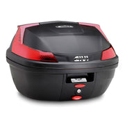 GIVI B37N Blade Monolock Motorcycle Top Case, Matte Black/Red