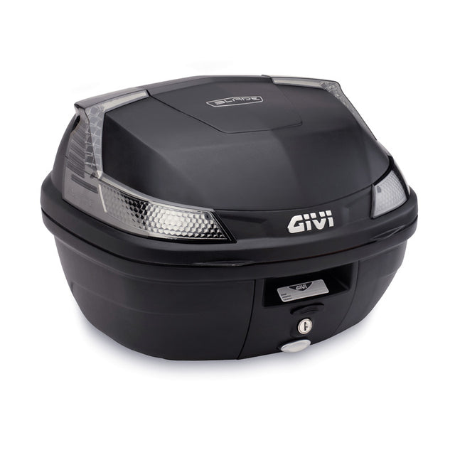 GIVI B37NT Blade Tech Monolock Motorcycle Top Case, Matte Black/Smoke
