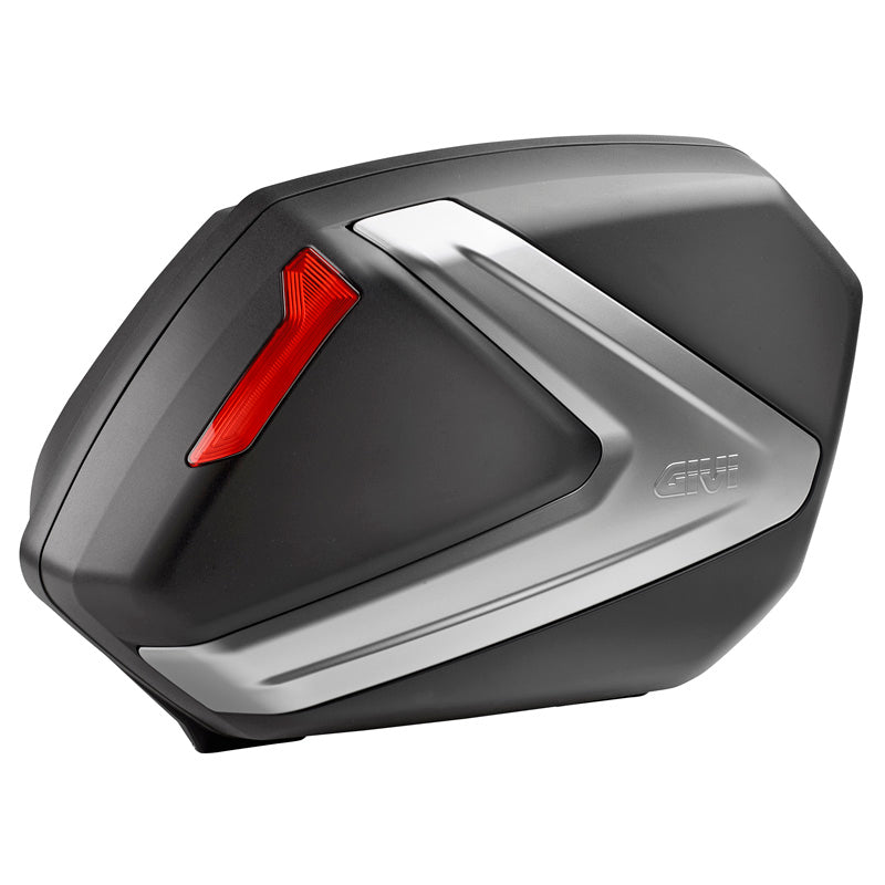 GIVI V37N MONOKEY SIDE BLACK/SILVER /2PCS Black - Driven Powersports